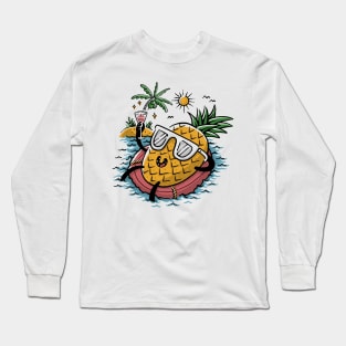 Pineapple Relaxing Long Sleeve T-Shirt